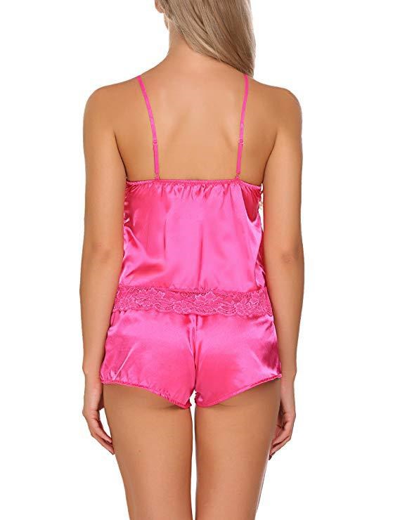 Importe - Pyjama Sexy Femme Deux Pièces En Dentelle