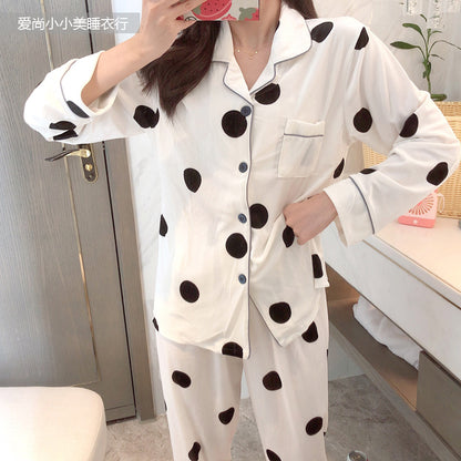 Importe - Ensemble Pyjamas Nuisette Femme 2 Pièces Manche Longue Velours
