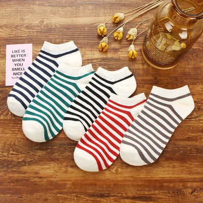 Importé - Lot de 5 Paires de Chaussettes Sport 100% Coton