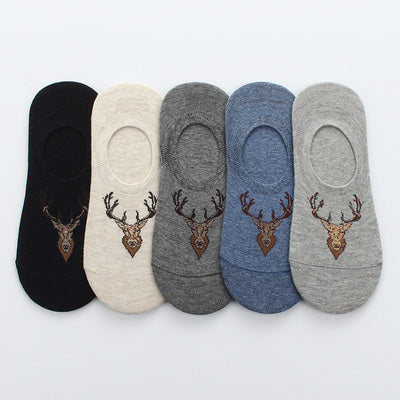 Importé - Lot de 5,7 et 10 Paires de Chaussettes Invisibles En Antidérapantes En Silicone