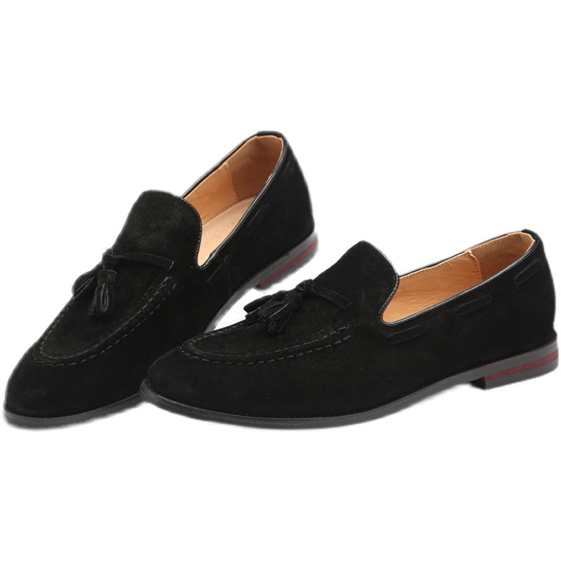 Importé - Chaussure Homme Mocassins Cuir PU Avec Pompon
