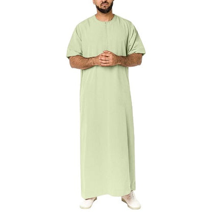 Importé - Boubou Homme Marocain Manches Courtes