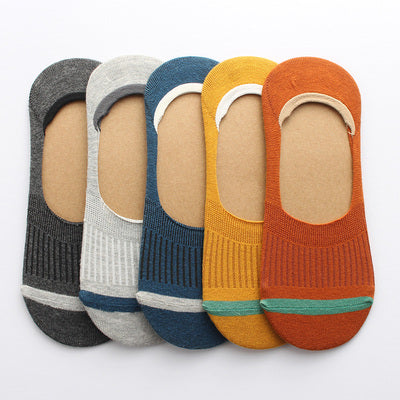 Importé - Lot de 5,7 et 10 Paires de Chaussettes Invisibles En Antidérapantes En Silicone