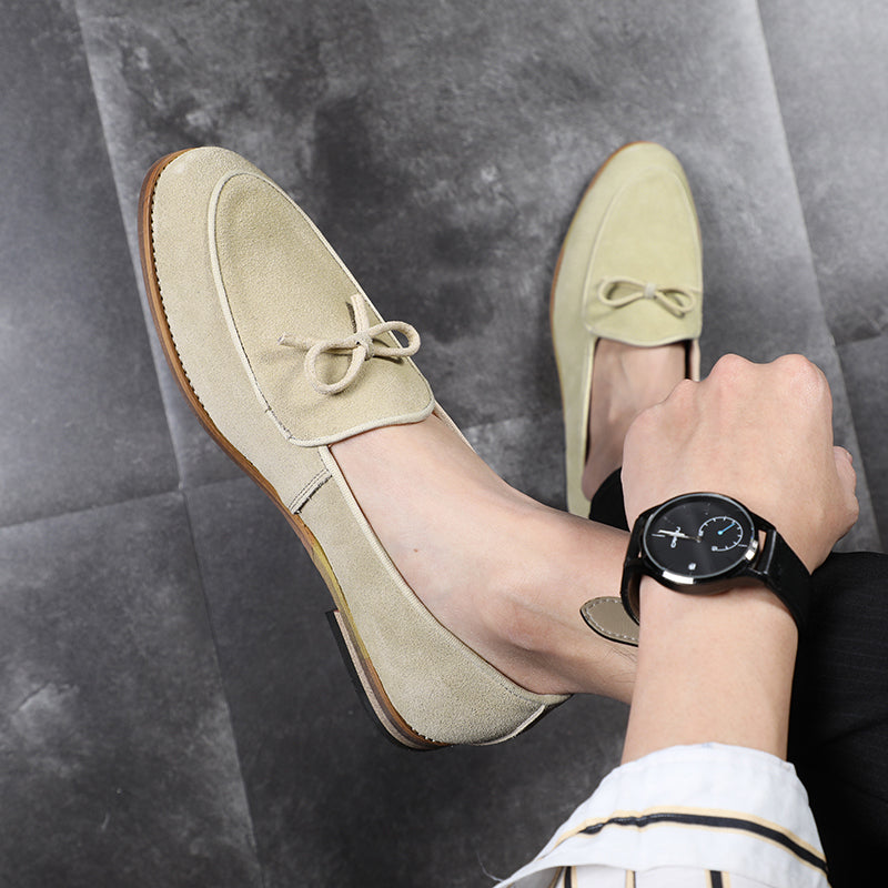 Importé - Chaussure Homme Mocassins Cuir PU Avec Pompon