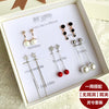 Importé - Coffret de 7 Boucles d'oreilles Plaqué Or-Argent pour femmes