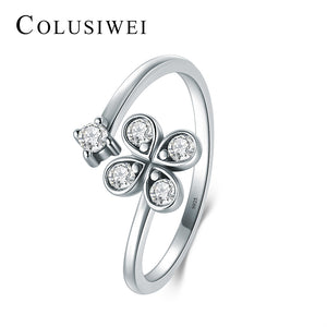 Importé -  Anneau de Trèfle à Quatre Feuilles