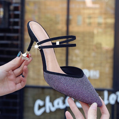 Importé -  Sandale Femme A Haut Talon (5-8cm) Tendance