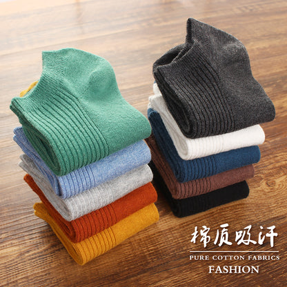 Importé - Lot de 5 Paires de Chaussettes Sport 100% Coton