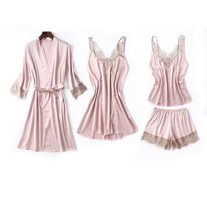 Importe - Ensemble Pyjamas Femmes Sexy 3 Pièces A Bretelles