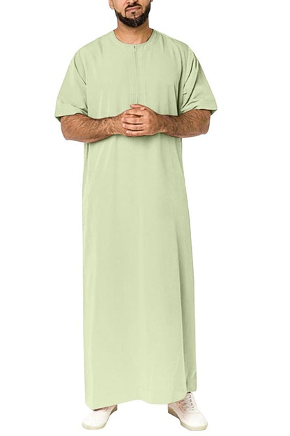 Importé - Boubou Homme Marocain Manches Courtes