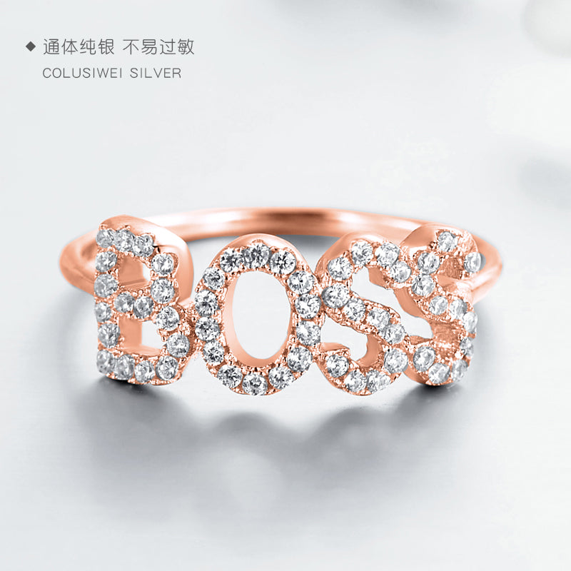 Importé -  Bague en Lettre
