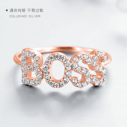 Importé -  Bague en Lettre