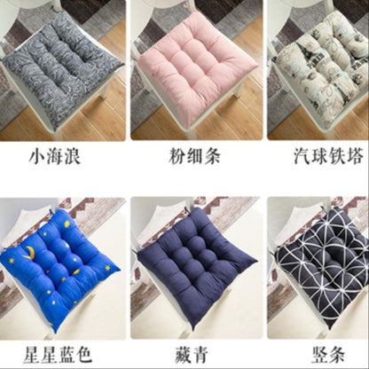 Import - Coussin d'Assise Décoratif Avec Motifs ou Uni-couleur En Coton Et Lin