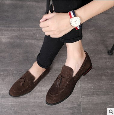 Importé - Chaussure Homme Mocassins Cuir PU Avec Pompon
