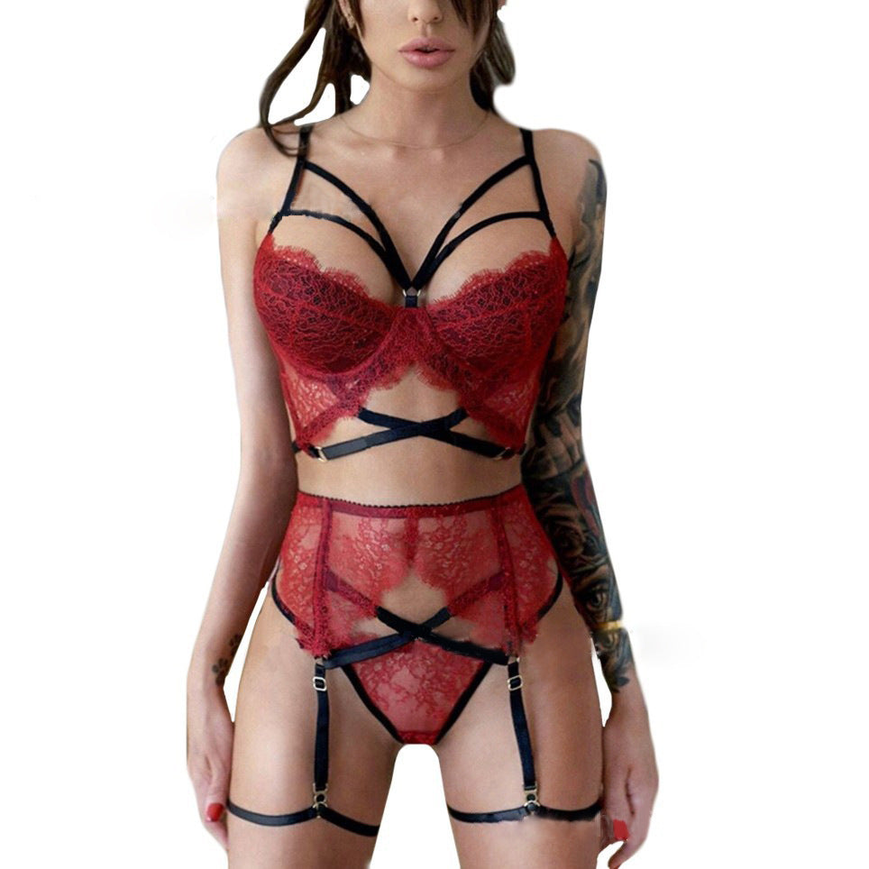 Importe - Ensemble Lingerie Sexy Femme 2 Pièces En Dentelle