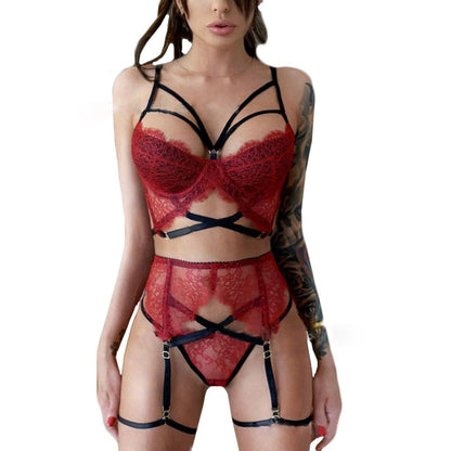Importe - Ensemble Lingerie Sexy Femme 2 Pièces En Dentelle
