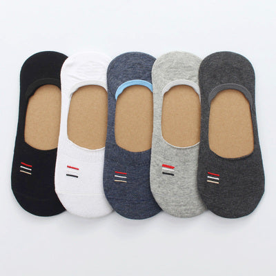 Importé - Lot de 5,7 et 10 Paires de Chaussettes Invisibles En Antidérapantes En Silicone