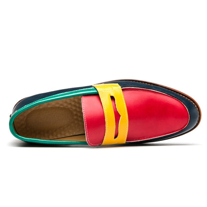 Importé - Chaussure Homme Mocassins Cuir PU En Grande Pointure