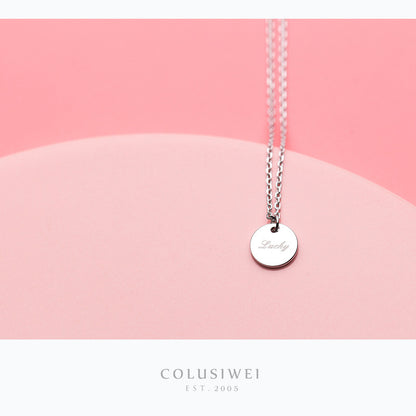 Importé - Collier en Lettre Lucky
