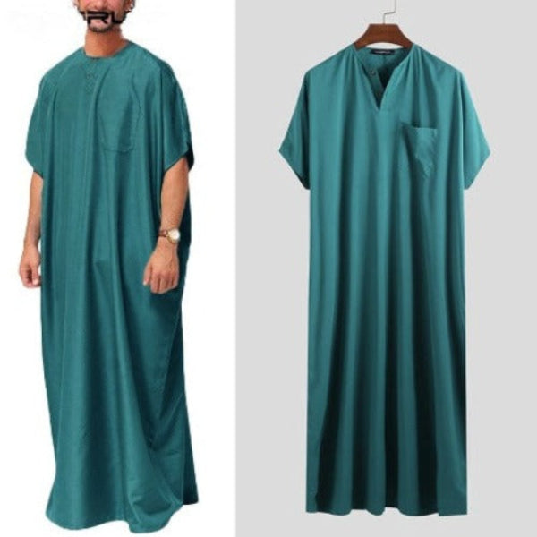 Importé - Boubou Homme Décontracté Manches Courtes