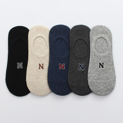 Importé - Lot de 5,7 et 10 Paires de Chaussettes Invisibles En Antidérapantes En Silicone