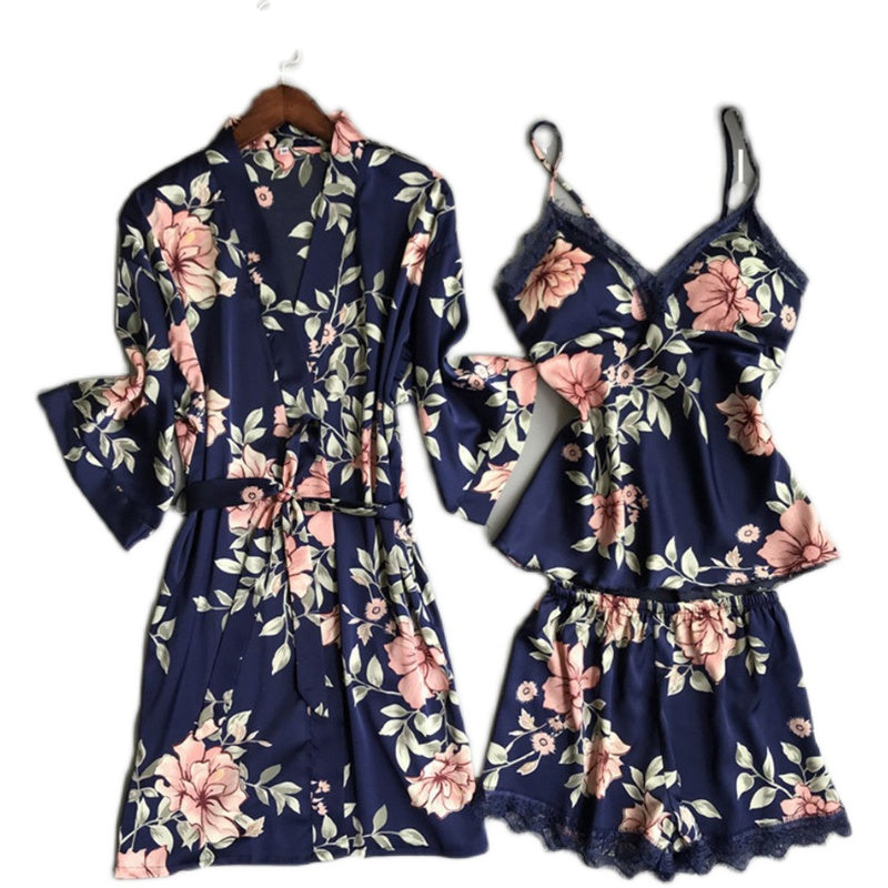 Importe - Pyjamas Chemise De nuit  Sexy Femme 3 Pièces