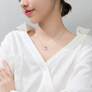 Importé - Collier Licorne Arc-En-Ciel