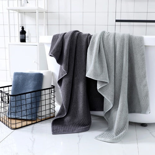 Importé - Grande Serviette de bain en coton 70x140cm