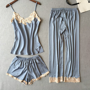 Importe - Ensemble Pyjamas Femmes Sexy 3 Pièces