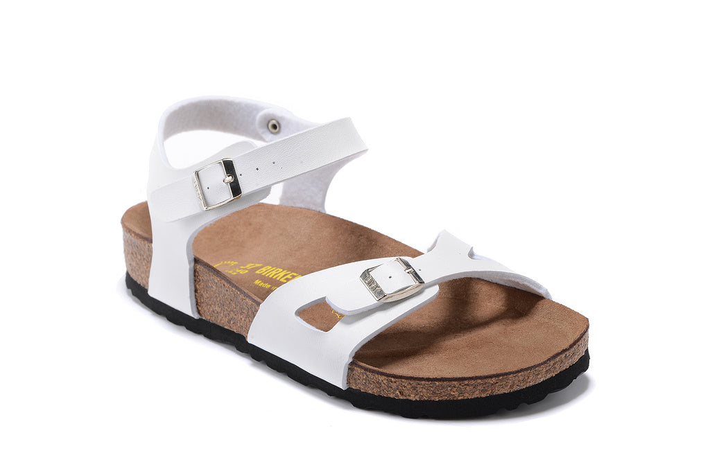 Importé - Chaussure Mixtes Sandales Décontracté À Lanières En Cuir PU