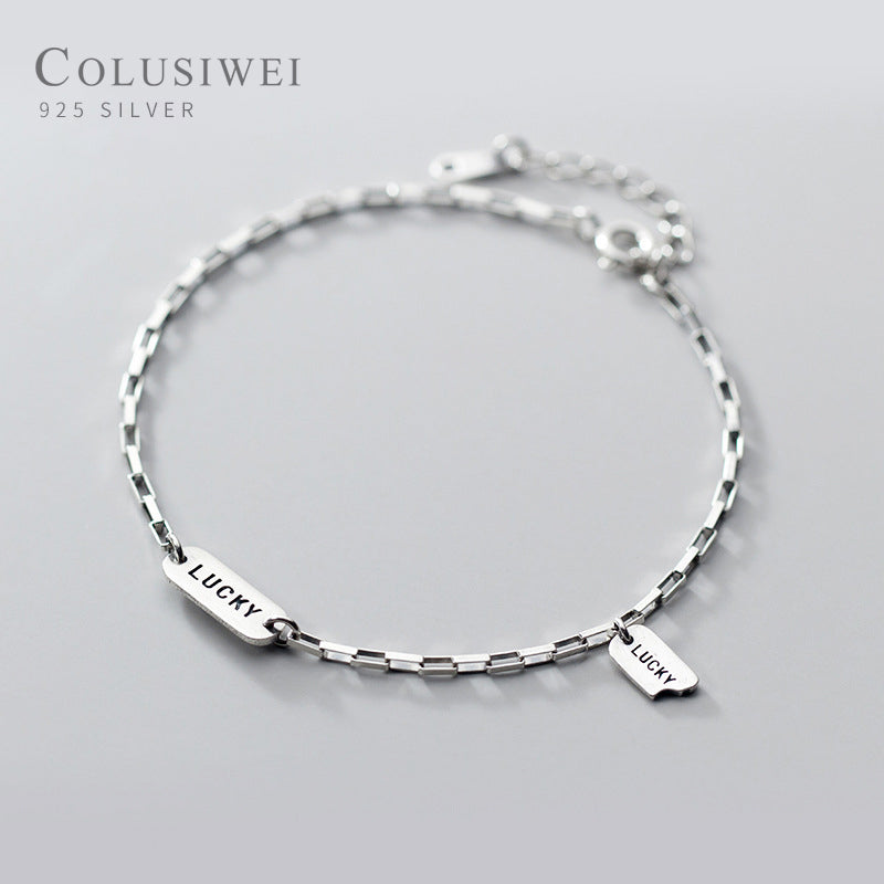 Importé - Bracelet en Argent niche féminine