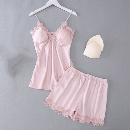 Importe - Pyjama Sexy Femme 2 Pièces En Dentelle