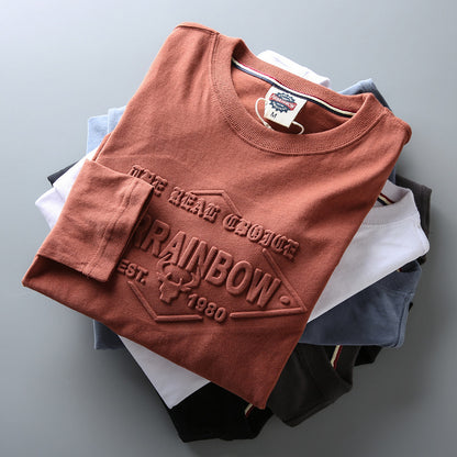 Importé - T-Shirt Homme Slim  Décontractés Manches Longue En Coton