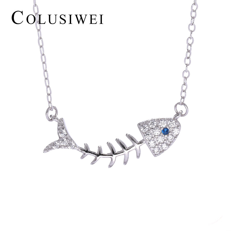 Importé - Collier en Os de Poisson