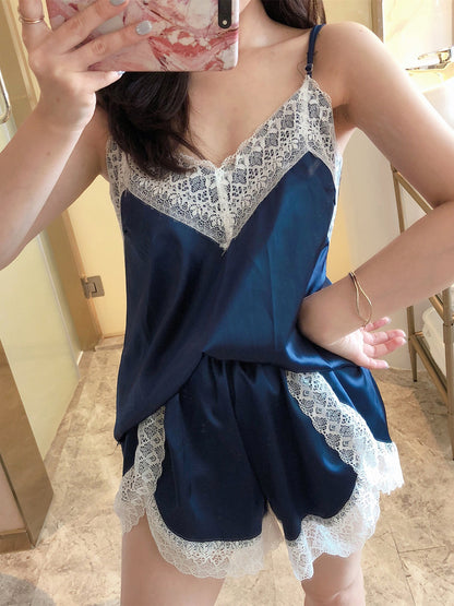 Importe - Pyjamas Cardigan Femme 3 Pièces Manche Longue