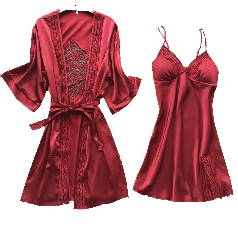 Importe - Ensemble Pyjamas Sexy Femme 2 Pièces En Dentelles