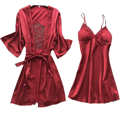 Importe - Ensemble Pyjamas Sexy Femme 2 Pièces En Dentelles
