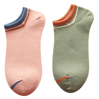Importé - Lot de 5 Paires de Chaussettes Sport 100% Coton