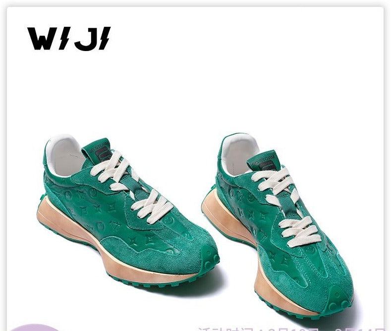Importé - Chaussure Sport Femme Tennis Baskets Luxe A Lacets