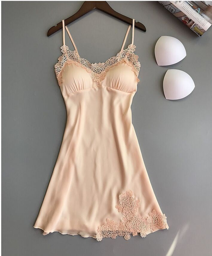 Importe - Robe De Nuit  Sexy Femme En Dentelle Avec Bretelles