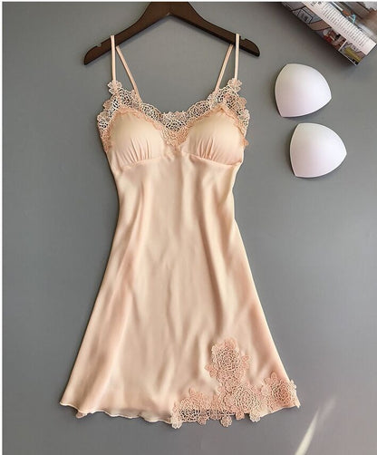 Importe - Robe De Nuit  Sexy Femme En Dentelle Avec Bretelles