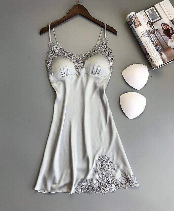 Importe - Robe De Nuit  Sexy Femme En Dentelle Avec Bretelles