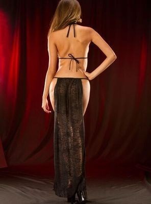 Importe -Robe De Nuit Sexy Femme Col En V