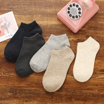 Importé - Lot de 5 Paires de Chaussettes Style Sport 100% Coton