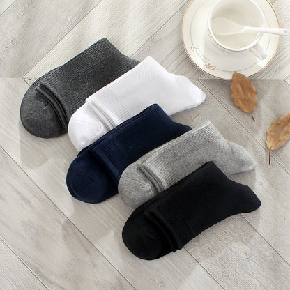 Importé - Lot de 5 Paires de Chaussettes Montante Style Sport 100% Coton