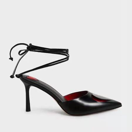 Importé - Sandale Femme À Lanière Avec Talon 8 cm