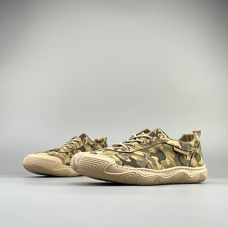 Importé - Chaussure Homme Sport Basket Basses Camouflage En Toile