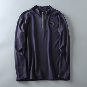 Importé - T-Shirt stretch Homme Slim  Décontractés Manches Longue Avec Chaîne