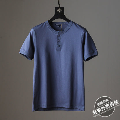 Importé - T-Shirt Homme  Décontractés Manches Courtes Avec Bouton