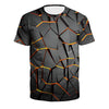 Importé - T-shirt 3D Homme manches Courtes En Soie